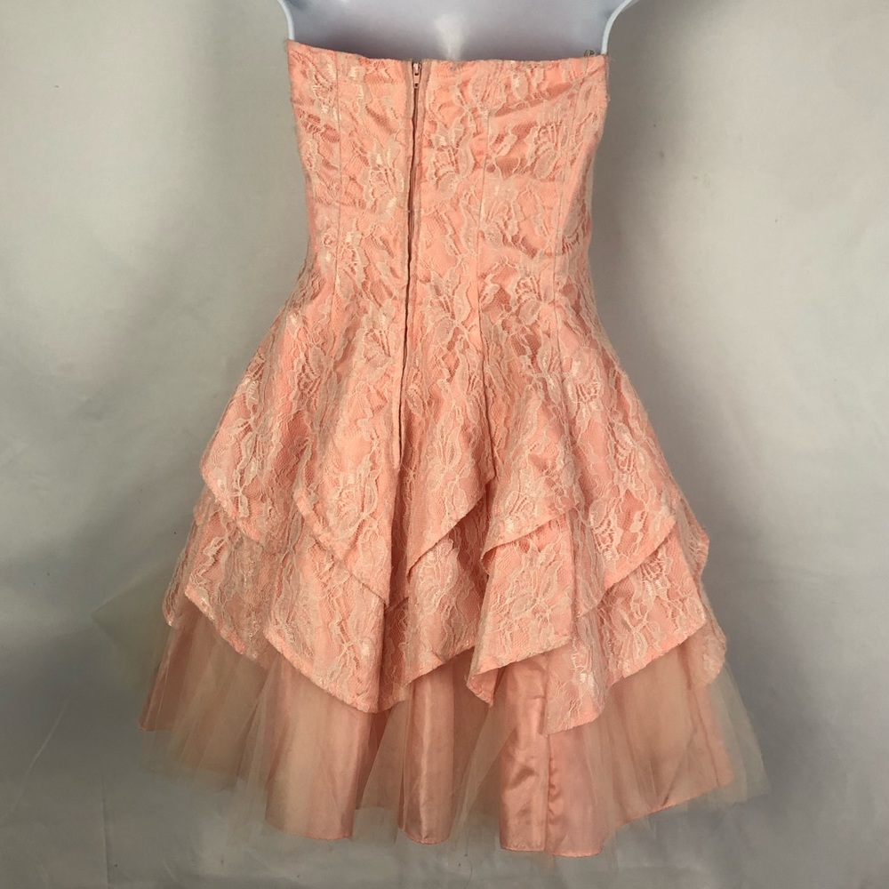 Strapless Rhinestone flower Dress - Picture 9 of 9